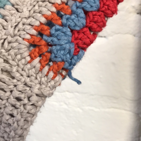 Johnny Was Granny Square Crochet Sweater/Cardigan - Picture 3 of 7